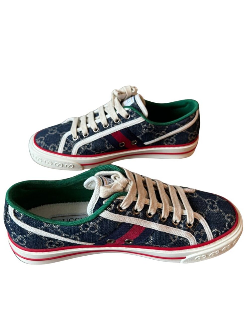 GUCCI - Women's Gucci Tennis 1977 sneaker (in denim blue) - Size 37